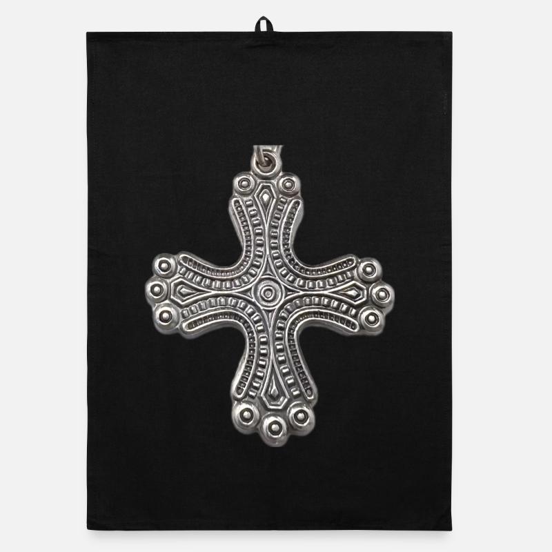 Kalevala Silver Cross Organic dish towel