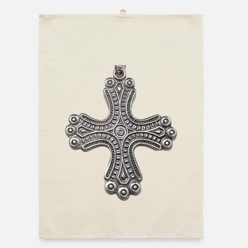 Croix d’argent de Kalevala Torchon bio