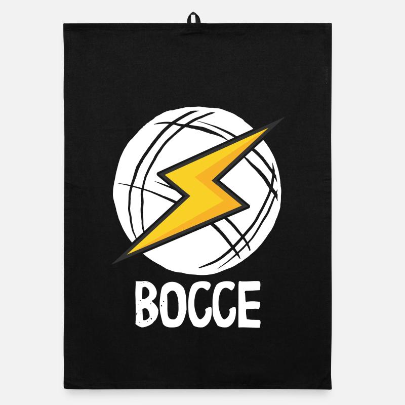 Bocce Spruch Bocce Ball mit Jack Bocci Game Bocce Organic Geschirrtuch