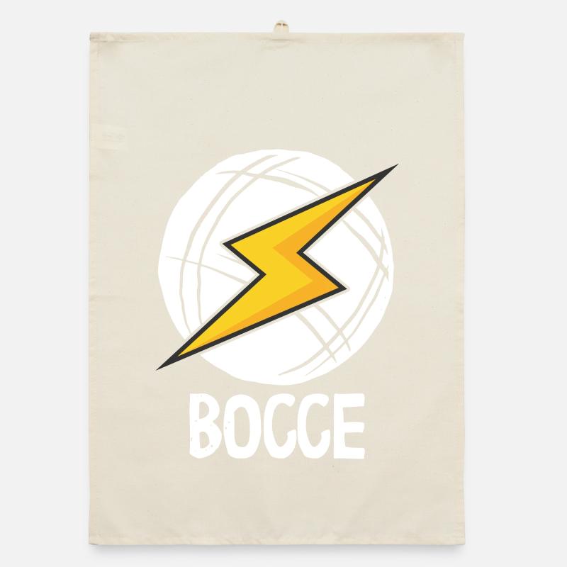 Bocce Spruch Bocce Ball mit Jack Bocci Game Bocce Organic Geschirrtuch