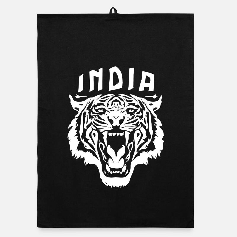 Inde - Tête de Tigre Torchon bio