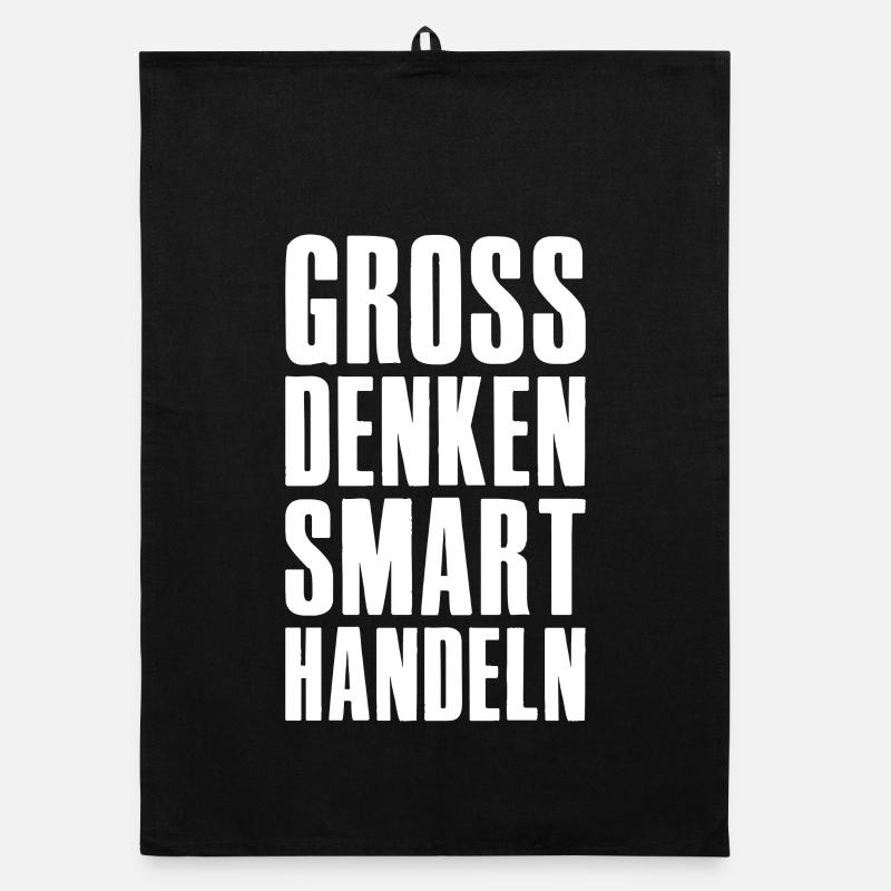 Think big, act smart - Unternehmer Startup Organic dish towel