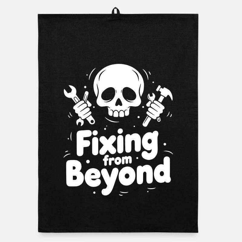 Skull Workshop Beyond Repair Organic dish towel