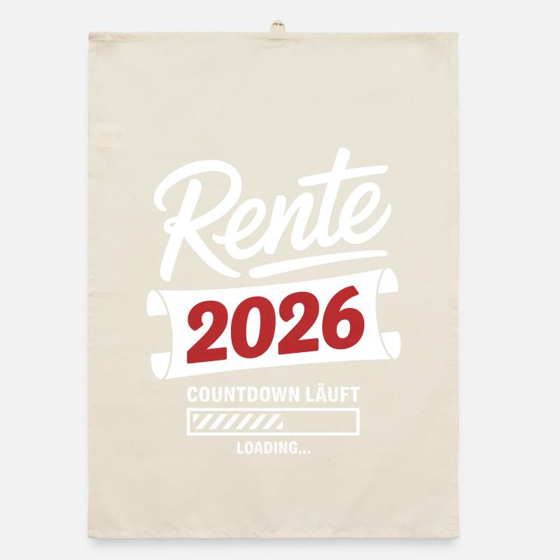 Pension 2026 countdown is on Organic dish towel