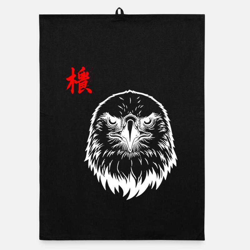 Aigle asiatique Torchon bio