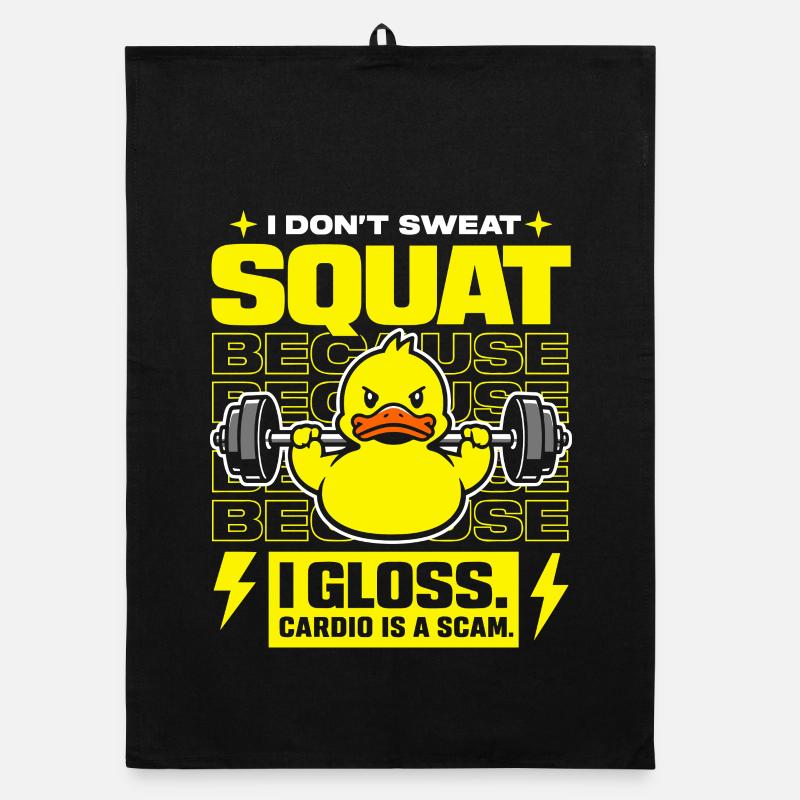 Squat Because Cardio Is A Scam Organic dish towel