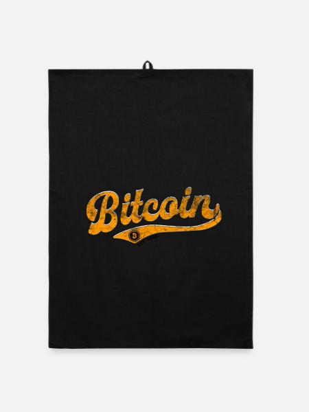 Bitcoin - die Zukunft hat begonnen - Est. 2008 - Organic Geschirrtuch - Schwarz