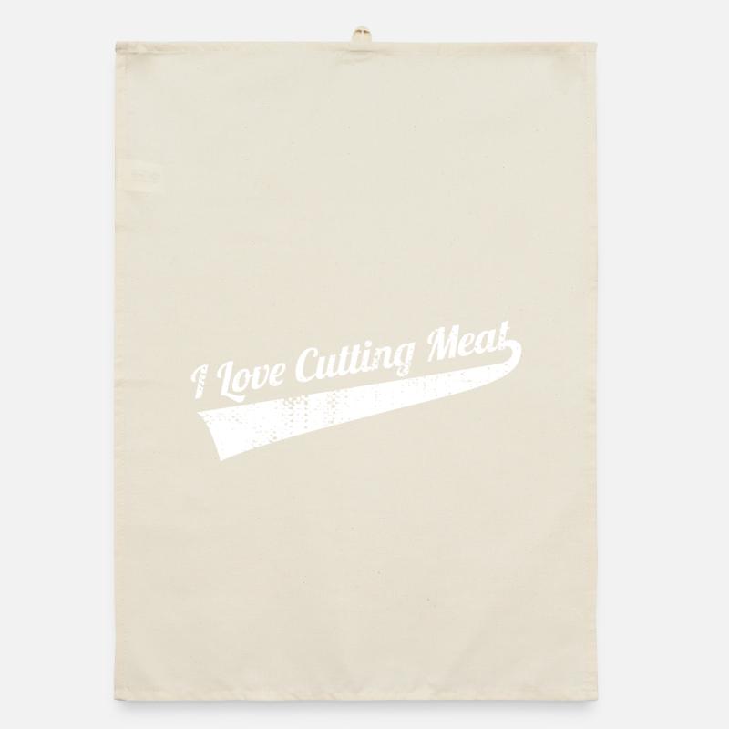 Fleisch schneiden Organic Geschirrtuch