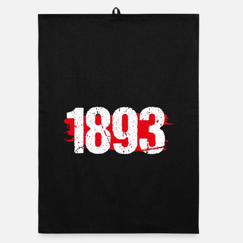 Stuttgart 1893 - Organic Geschirrtuch - Schwarz