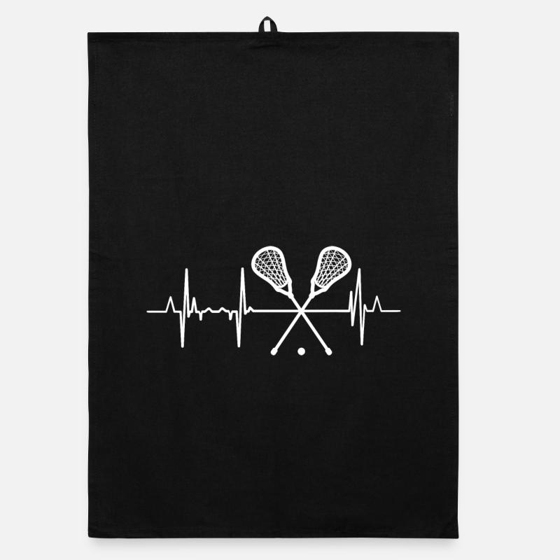 Lacrosse Heartbeat Organic dish towel