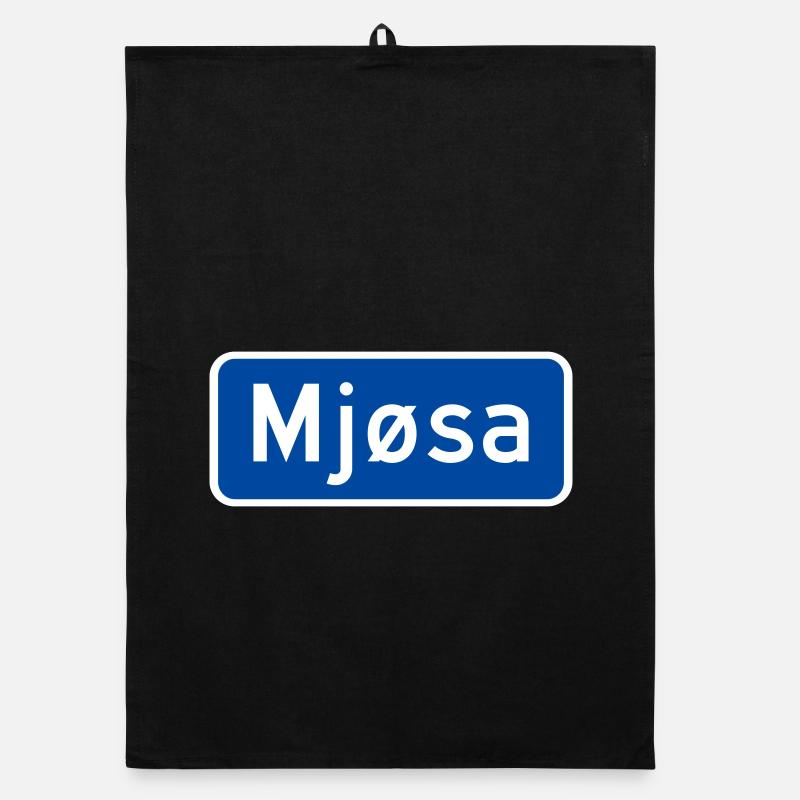 Der Mjøsa-See Organic Geschirrtuch
