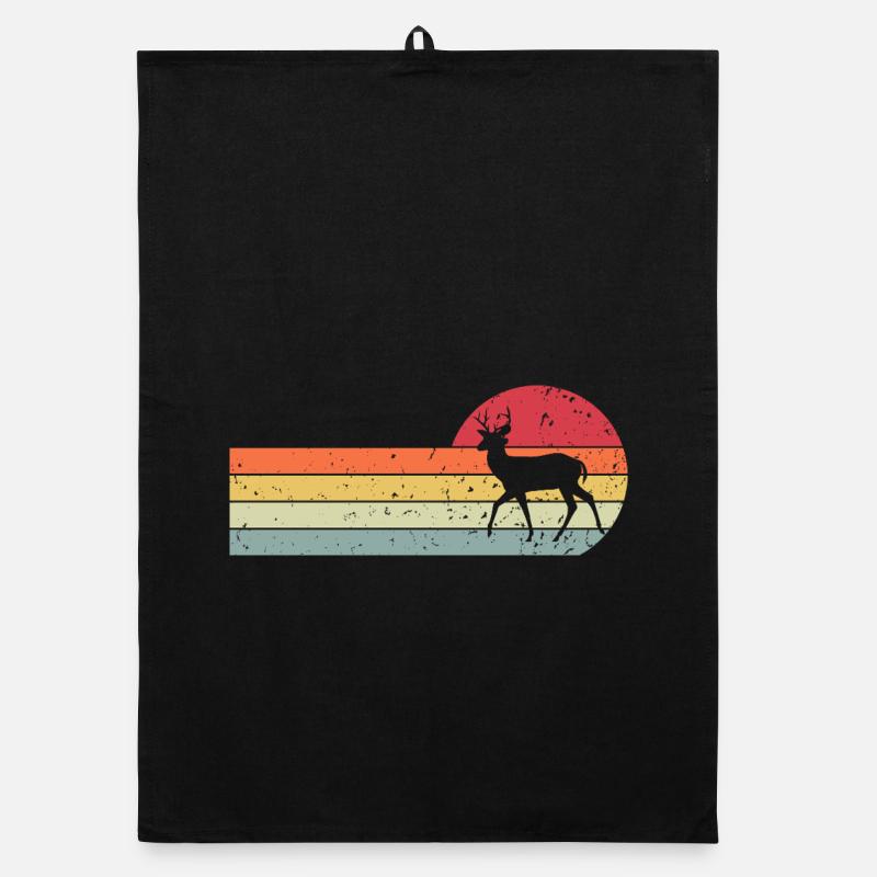 roe deer Organic dish towel