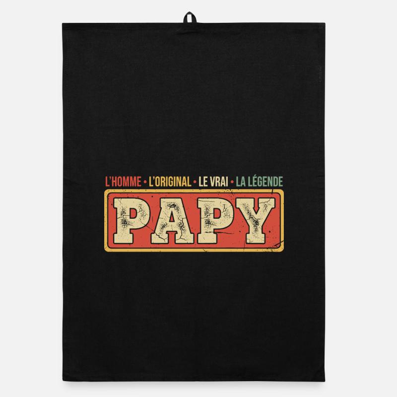 Vintage Papi Grand-Père Original Papy Torchon bio
