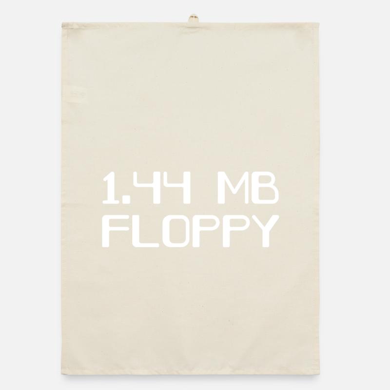 Floppy Disk 90er Jahre Speicher Organic Geschirrtuch