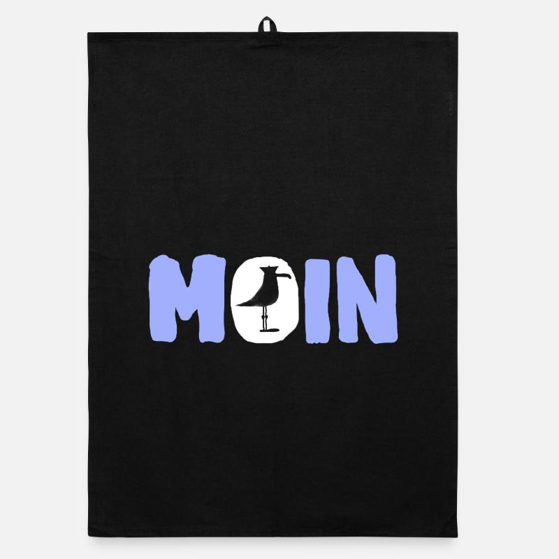Moin with the seagull Organic dish towel