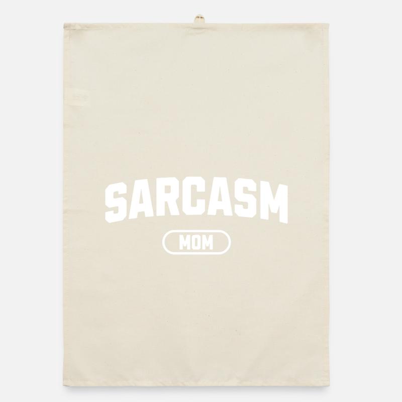 Sarcasm Mom Organic dish towel
