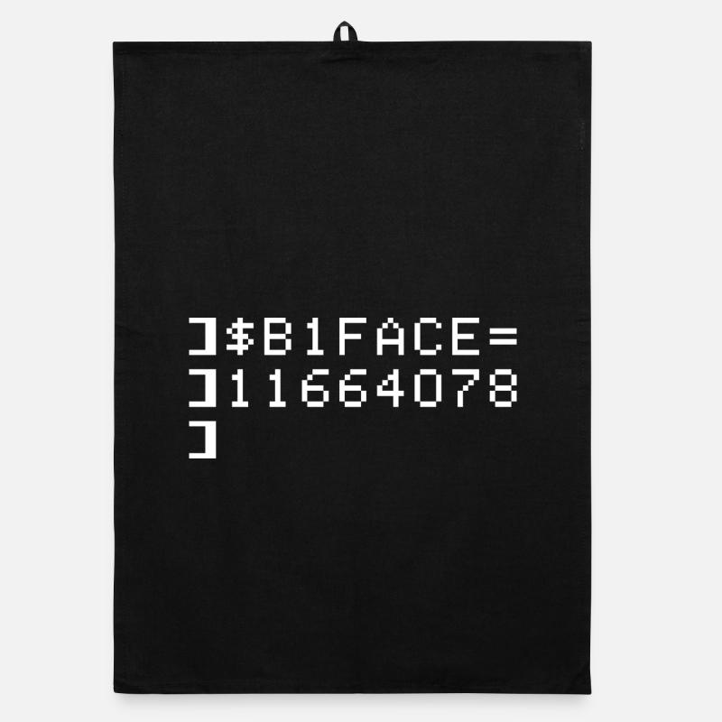 B1FACE Biface Code hexadécimal 8 bits Geek Torchon bio