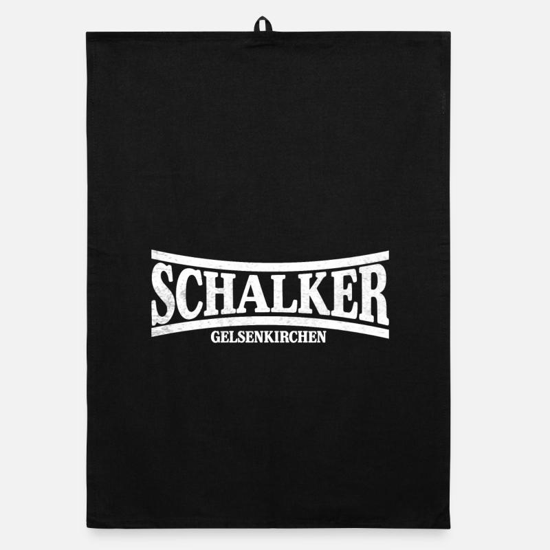 Schalker Gelsenkirchen - Organic Geschirrtuch - Schwarz