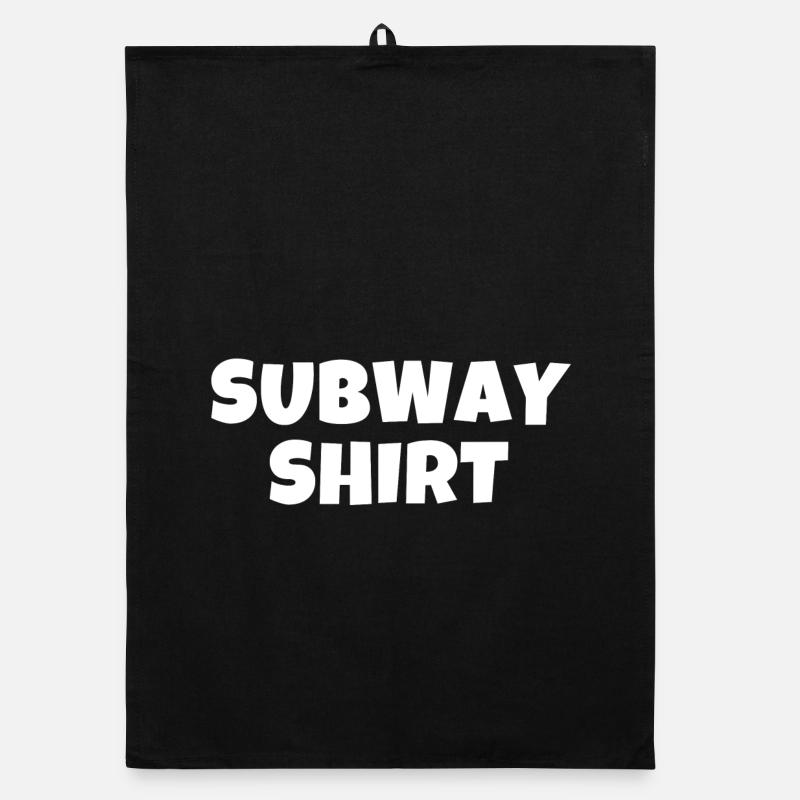 subway shirt, harcèlement, métro Torchon bio