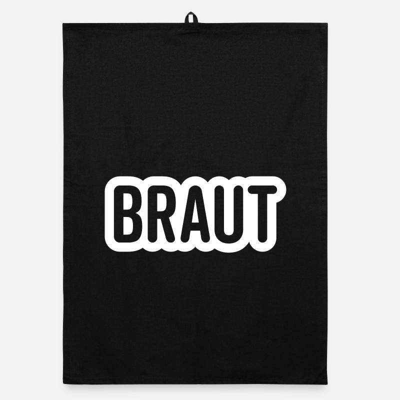 Braut Party Feier Organic Geschirrtuch