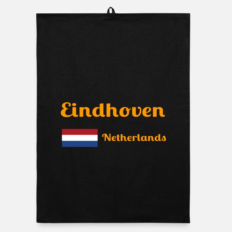 Eindhoven, Pays-Bas - Imprimés élégants Torchon bio