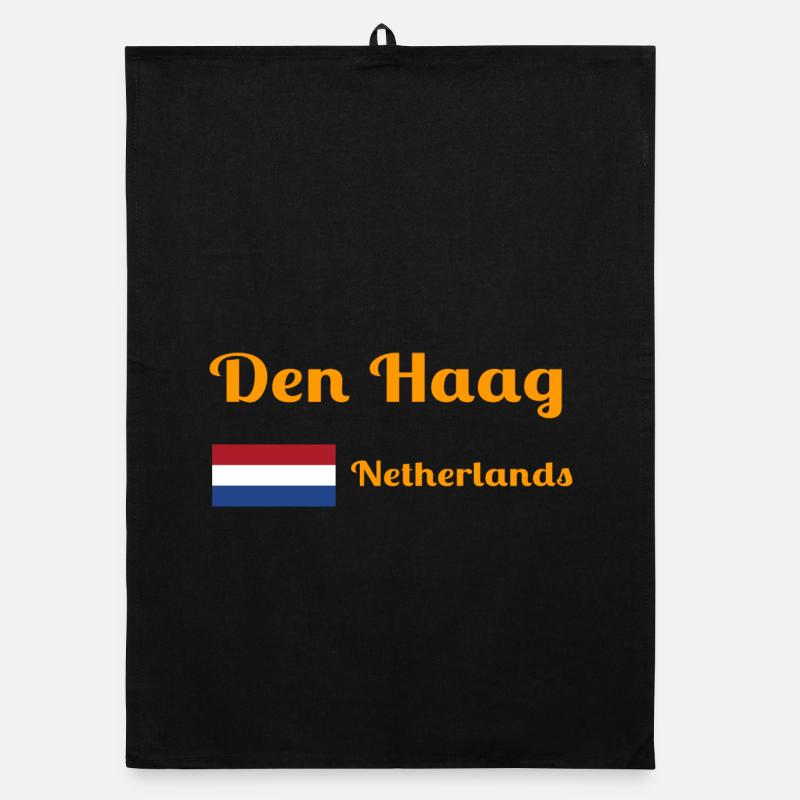 Den La Haye, Pays-Bas - Imprimés élégants Torchon bio