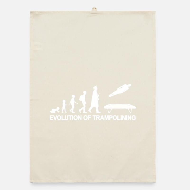 Evolution Trampolinist Organic Geschirrtuch