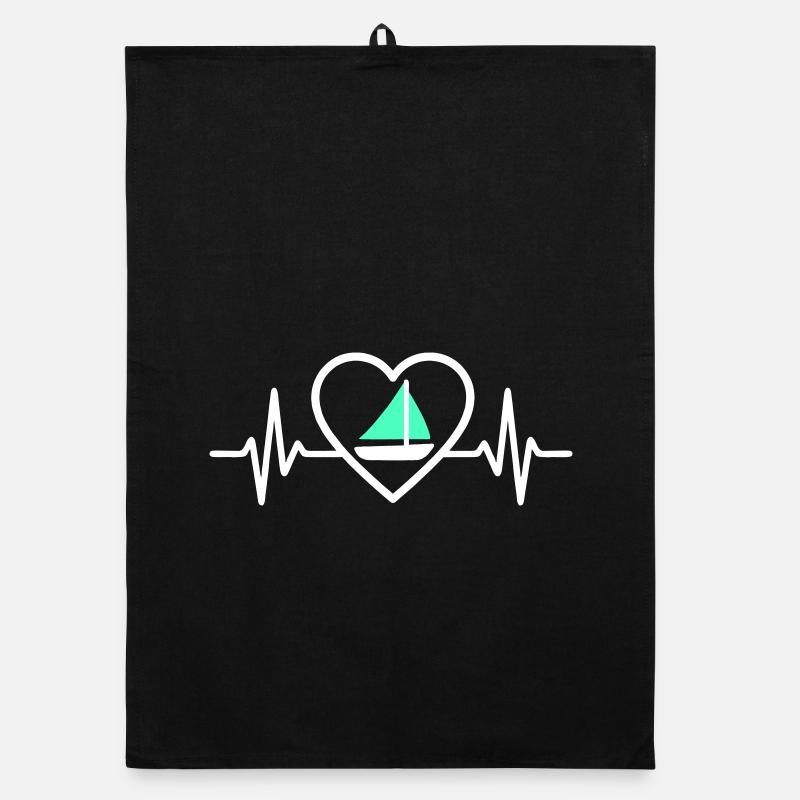 Cœur Voile – Passion Bateau Organic dish towel