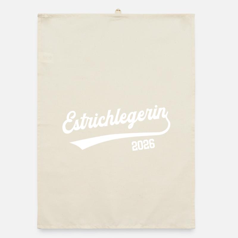 Screed Layer 2026 Training Occupation Construction Craftsman Organic dish towel