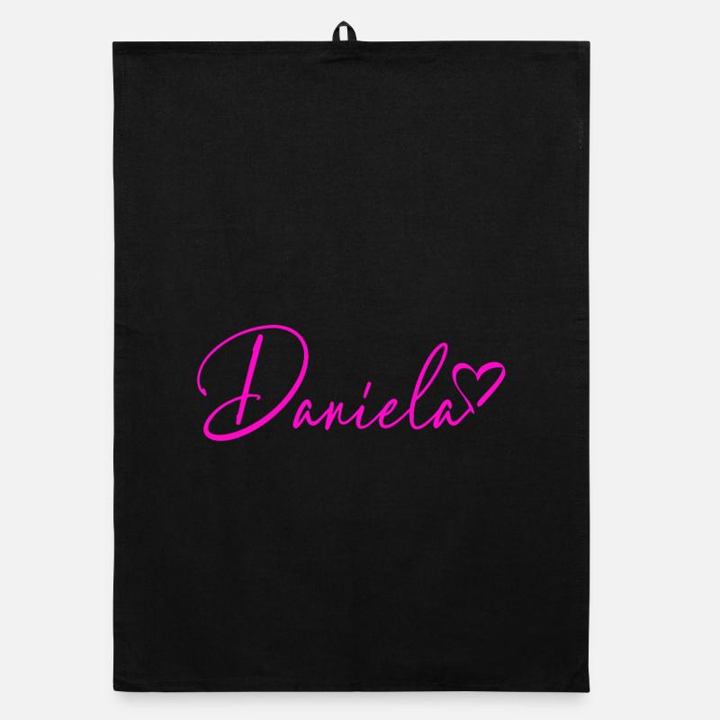 Daniela Signature Neon Pink Organic dish towel