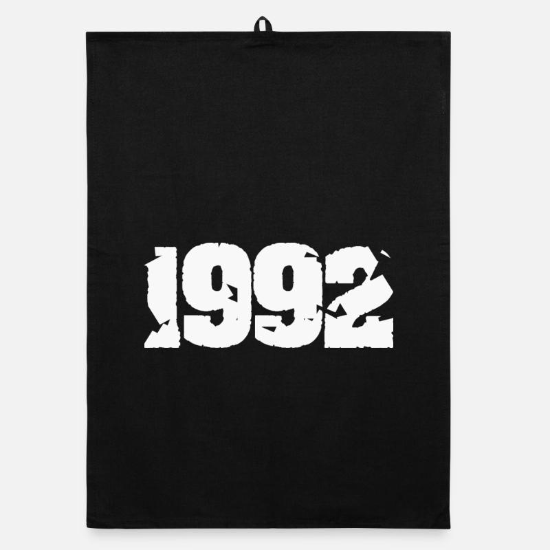1992 Design rétro cassé Torchon bio
