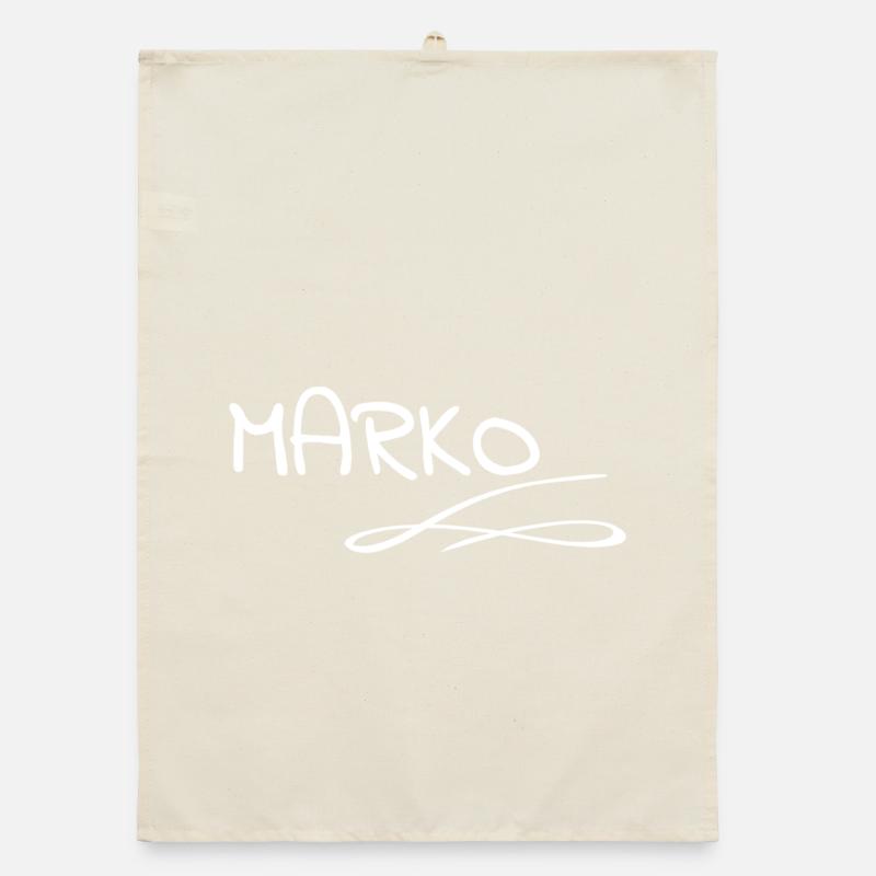 Name Marko Organic Geschirrtuch