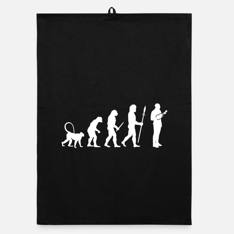 Development of the ukulele player Organic dish towel