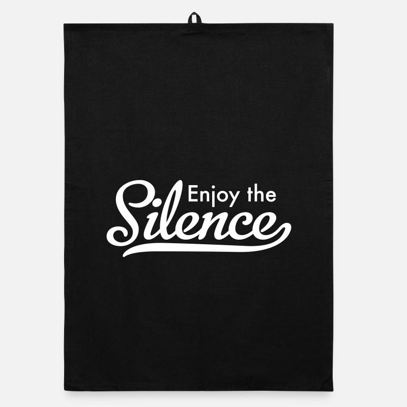 Écoute le silence Torchon bio