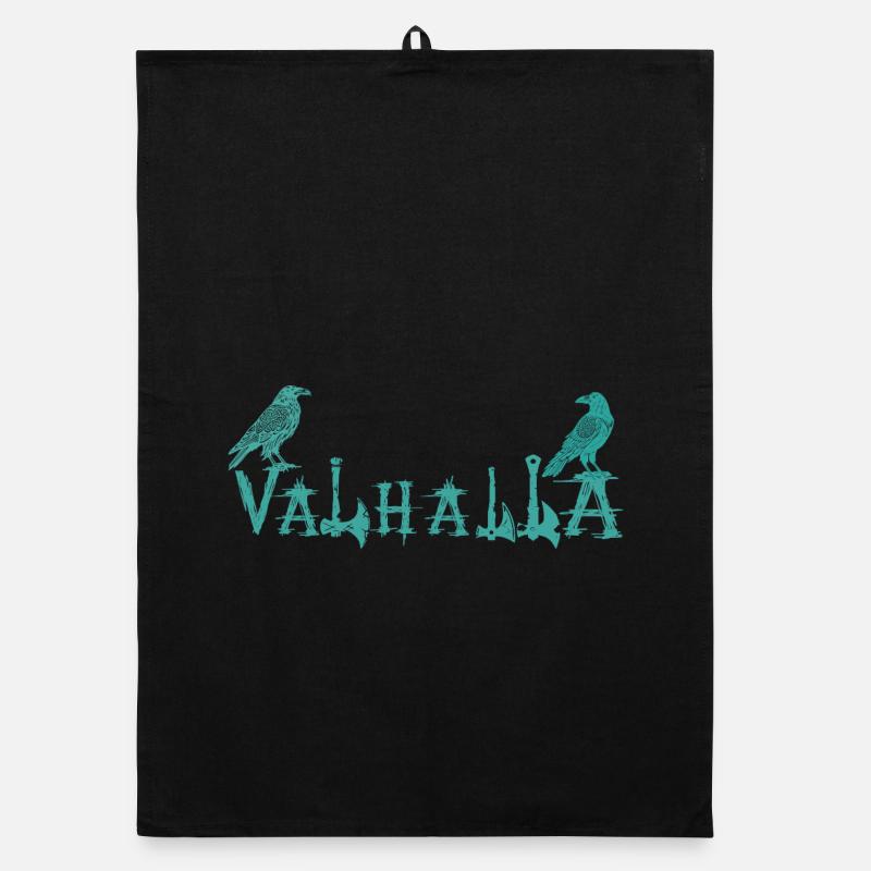 Chemise Valhalla Runic Ravens Torchon bio