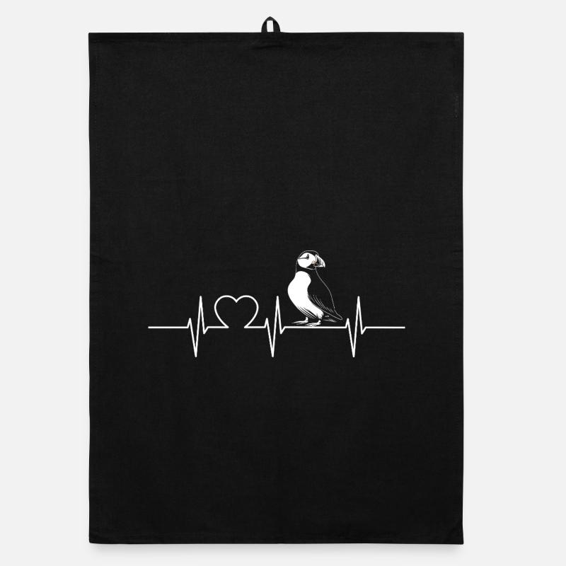 Puffin Papageientaucher Organic Geschirrtuch