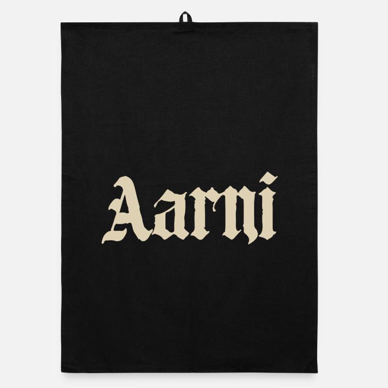 Aarni Gothic Design Organic Geschirrtuch