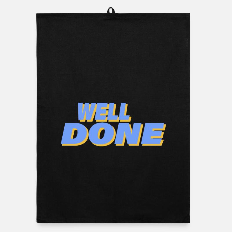 WELL DONE Organic dish towel