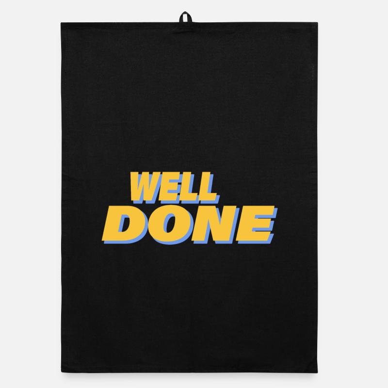 WELL DONE Organic dish towel