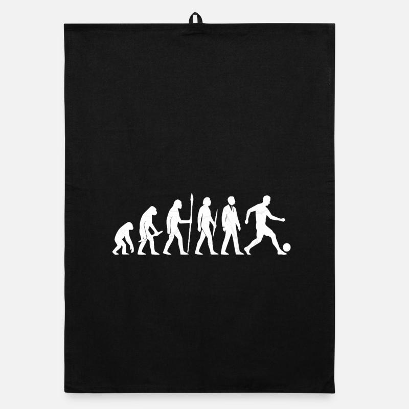 Evolution of Football Organic dish towel