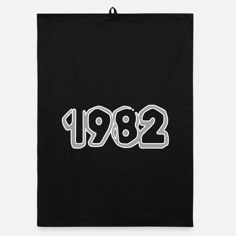 Jahr 1982 Organic Geschirrtuch