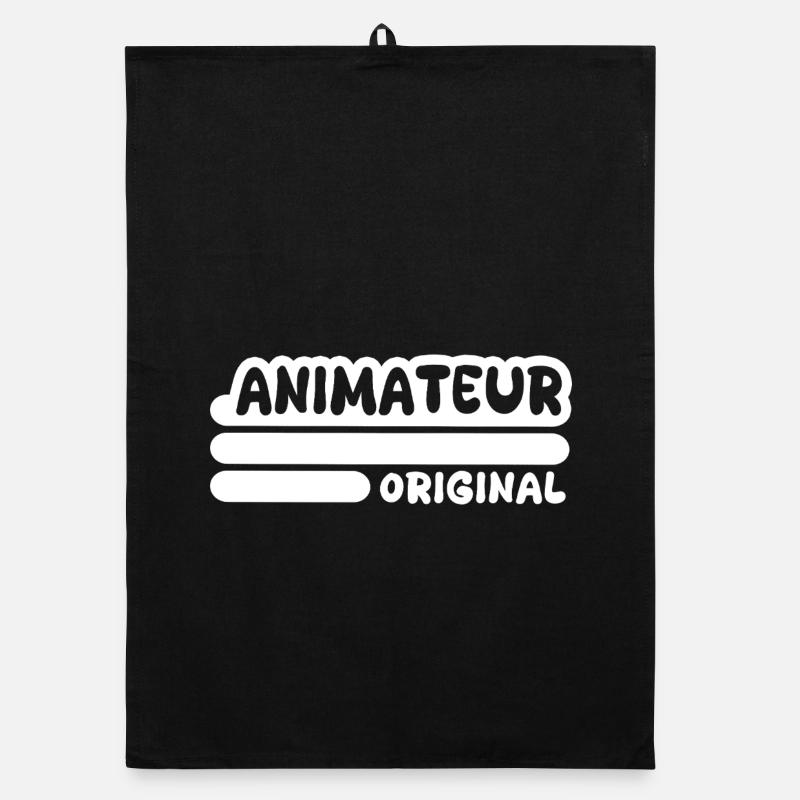 Beruf Animateur Organic Geschirrtuch