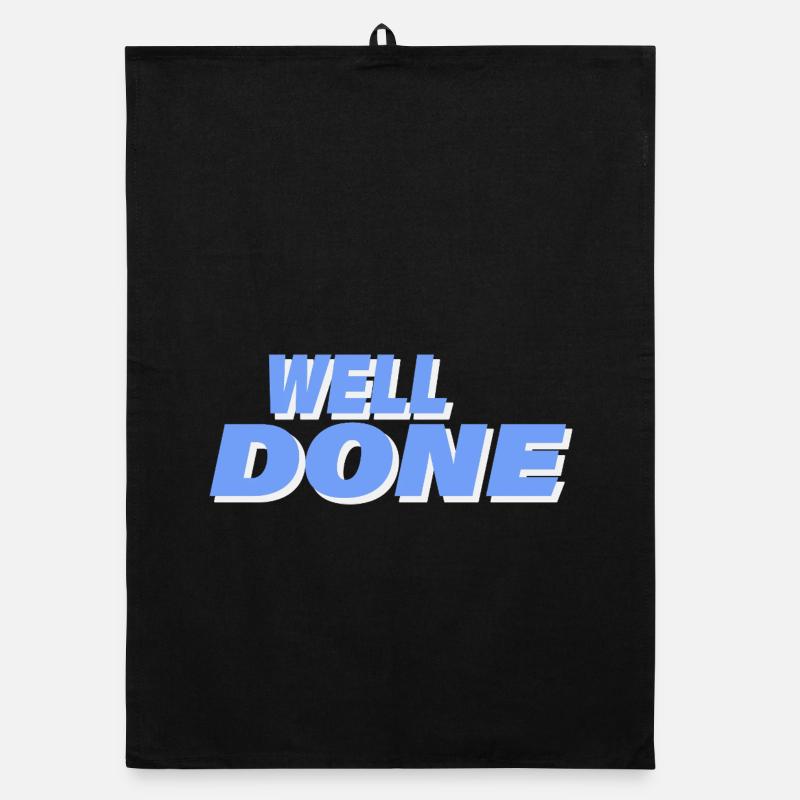 WELL DONE Organic dish towel