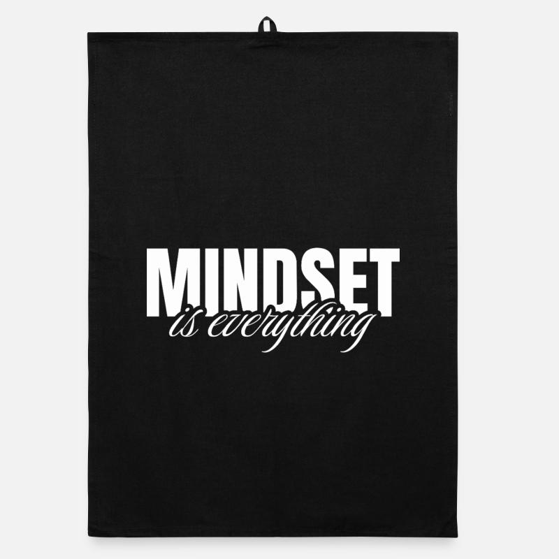Mindset is everything Organic dish towel