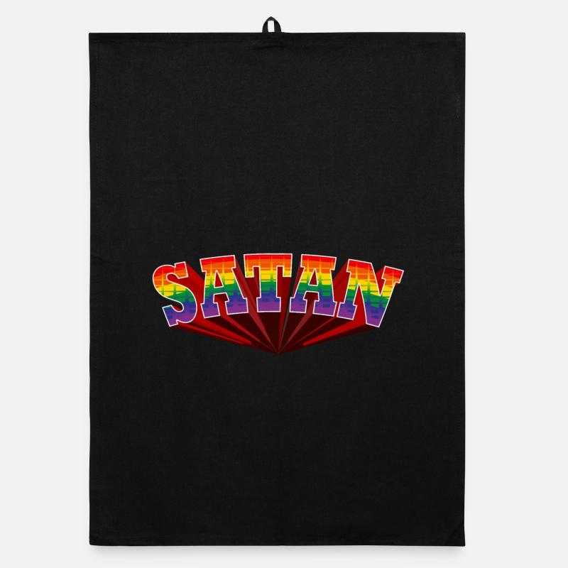 Texte de Satan Rainbow Torchon bio