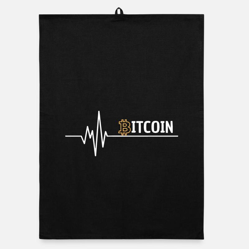 I love bitcoin - Richkid digital cryptopunk Organic dish towel