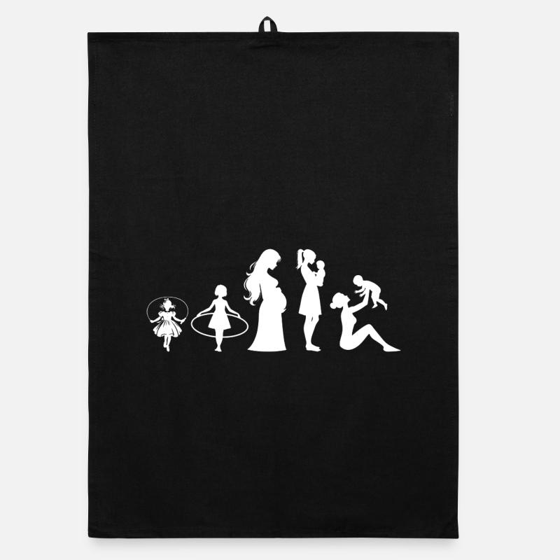 Evolution Mama Muttertag kind Familie Organic Geschirrtuch