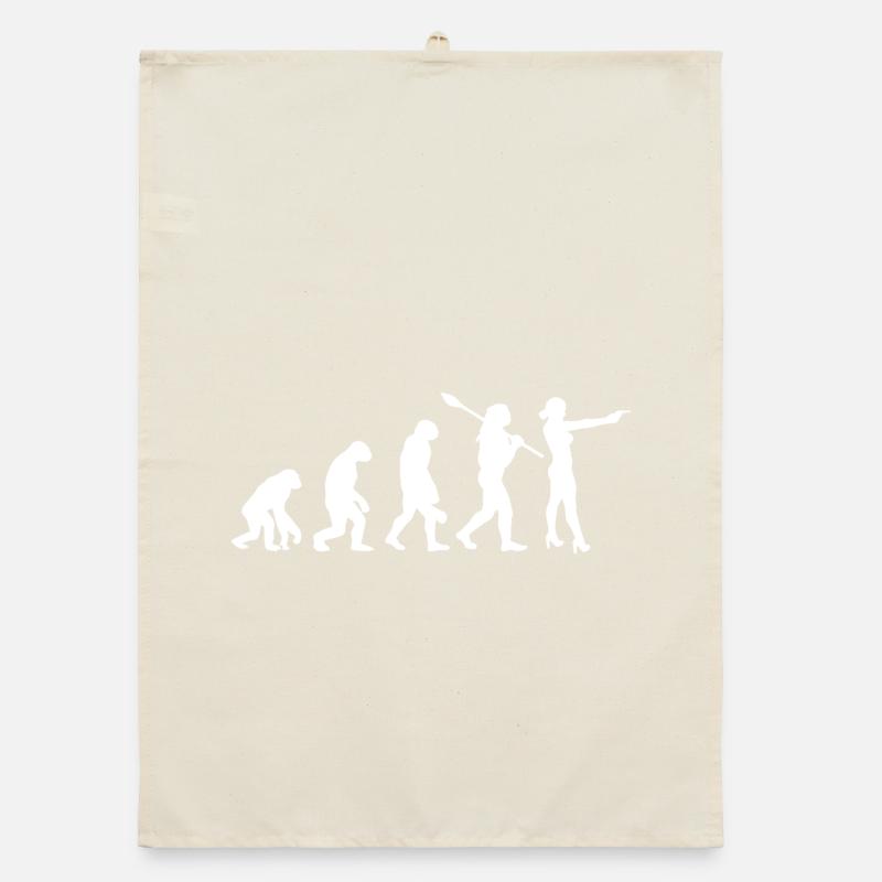 Evolution Of Man Gun Shooting Target Practice Organic dish towel