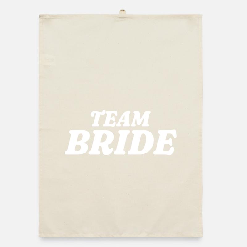 Team Bride Organic Geschirrtuch