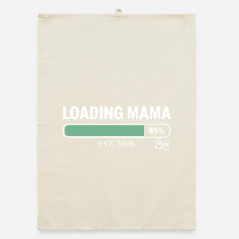 Loading Mama 2026 Schwangerschaft Organic Geschirrtuch